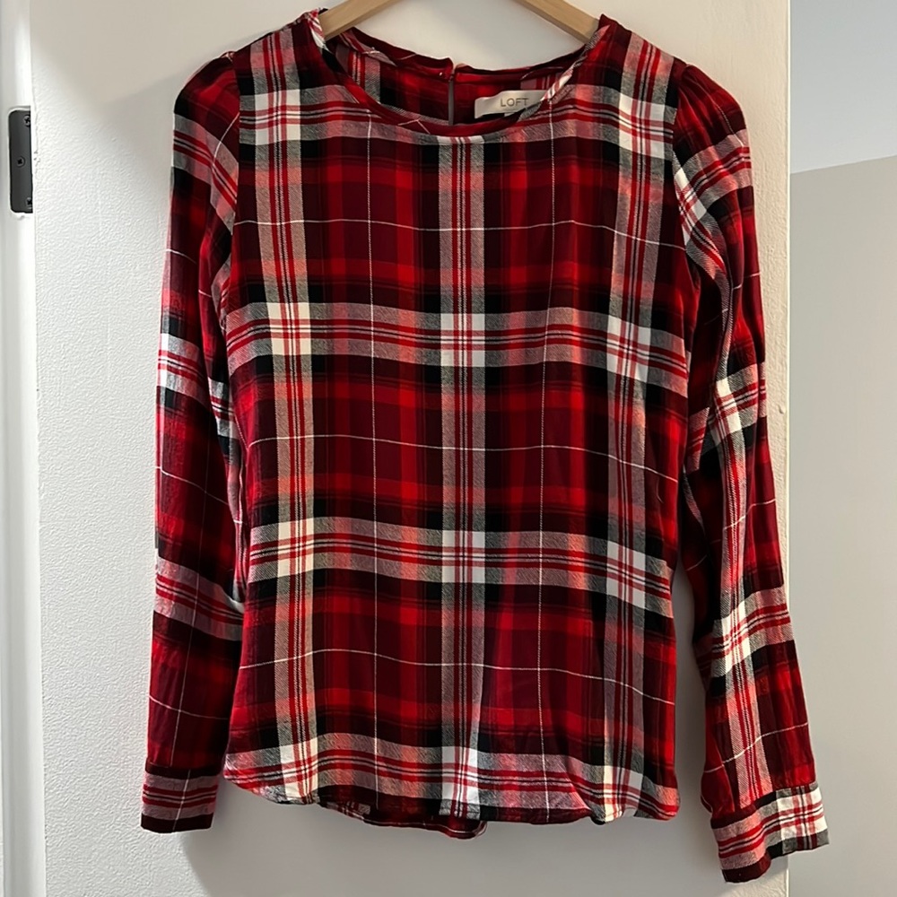 Plaid long sleeve